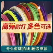 耐打羽毛球线手工拉线穿线耐用型网线换线修补羽毛球线简装 单条装
