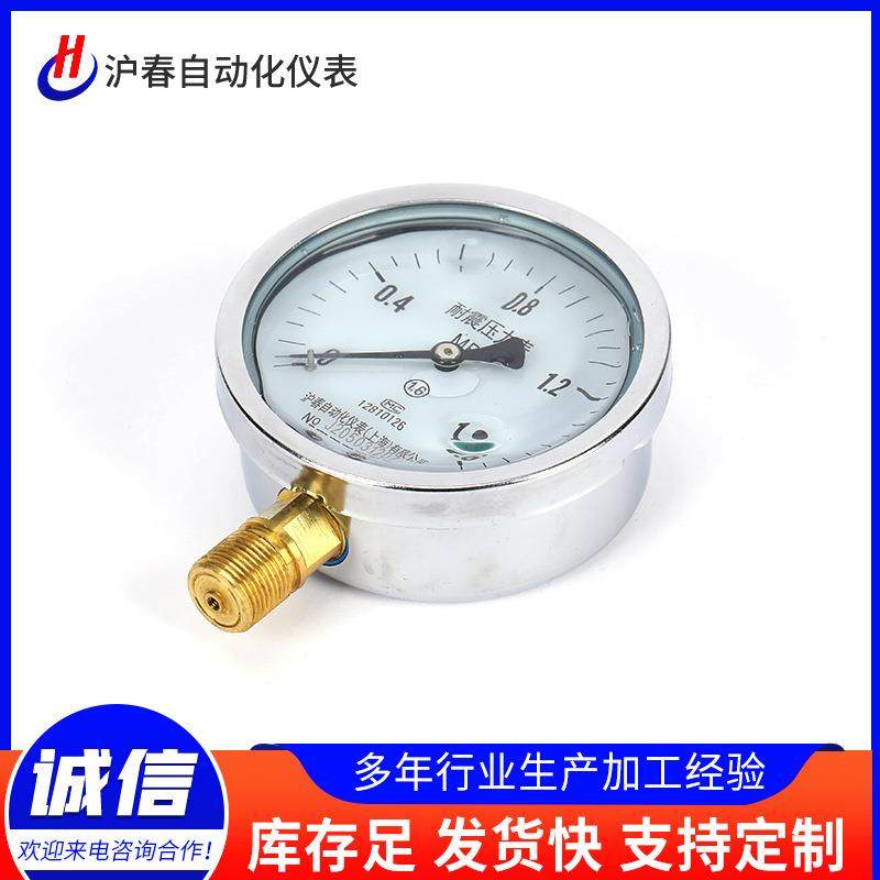 压力表YN100耐震压力表水压液压油压0-1.6MPa真空表耐震压力表,电子元器件市场,其它元器件,淘宝优惠券,粉丝福利购,淘宝优惠卷