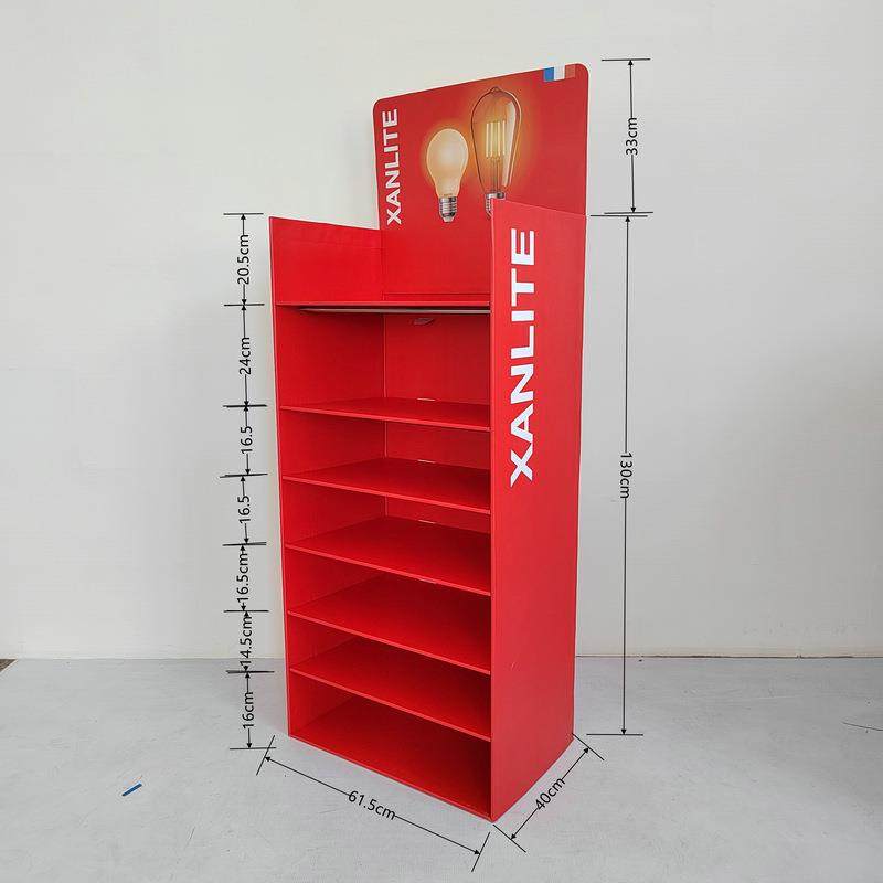 雪弗板纸货架纸展示架挂钩纸货架地堆堆头货架PDQ展示盒,商业/办公家具,X展架/易拉宝,淘宝优惠券,粉丝福利购,淘宝优惠卷