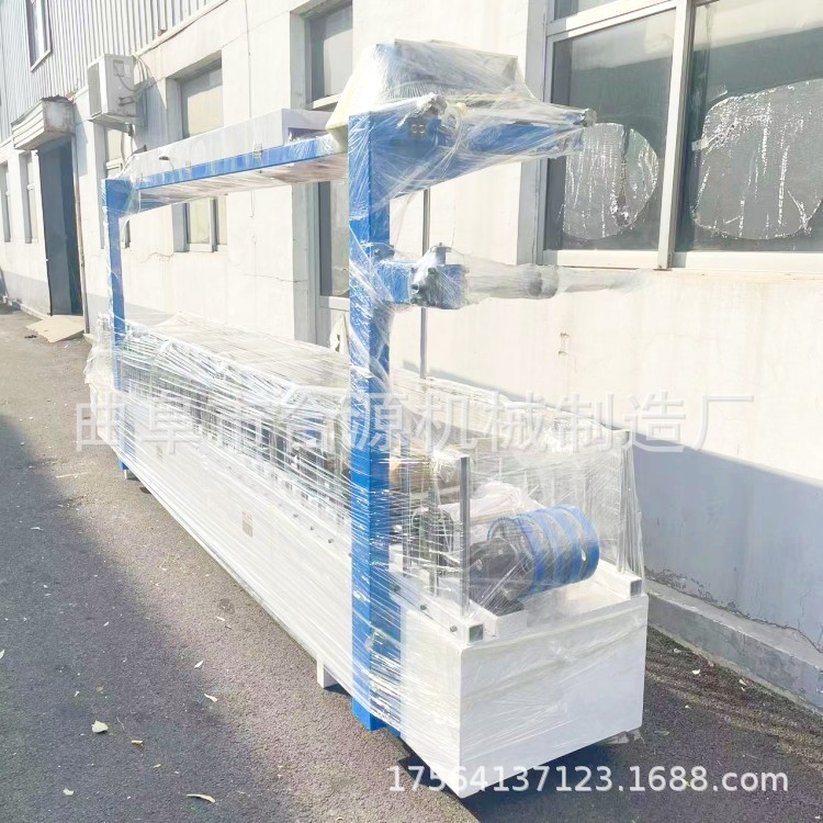 自动上胶门框门套板冷胶包覆贴膜机 滚胶型免漆格栅线条包覆机