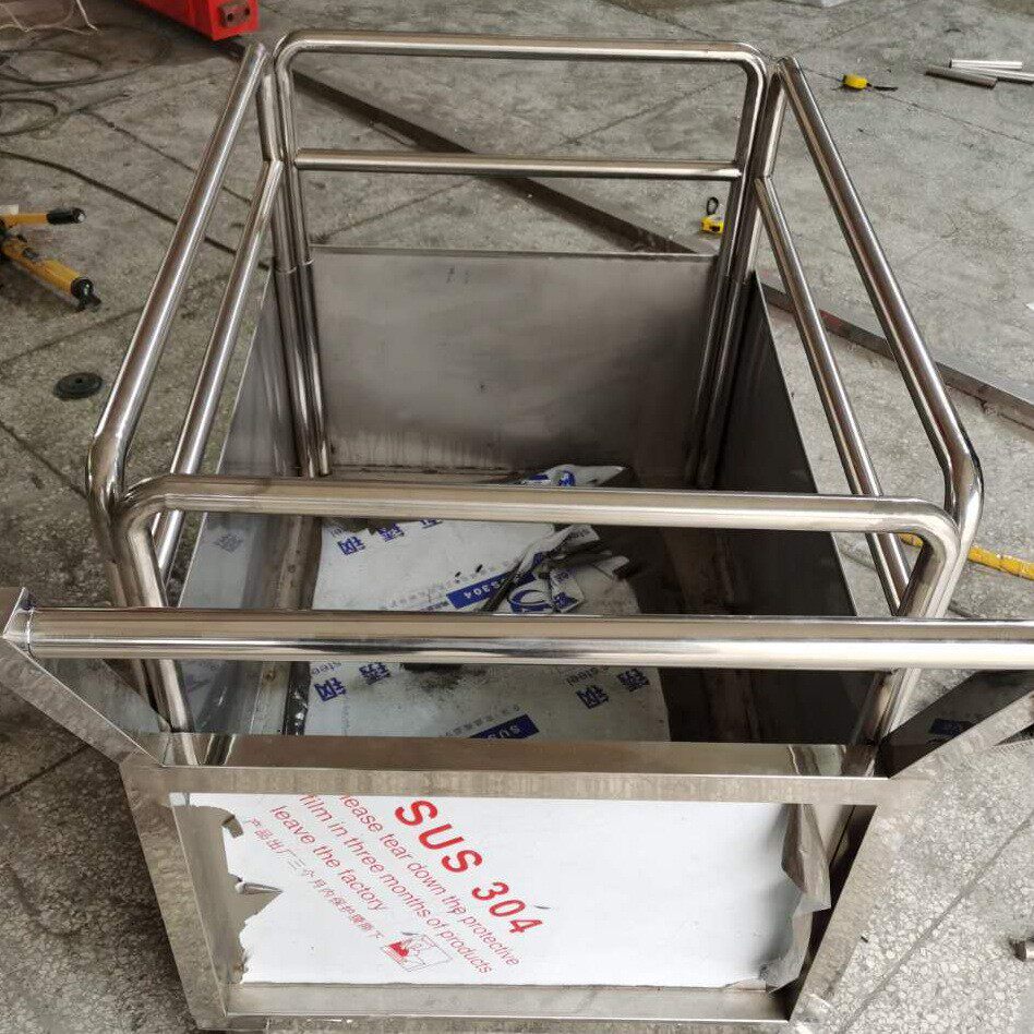 杭州304/201不锈钢货架推车工具箱金属制品工厂家直销肉制品加工