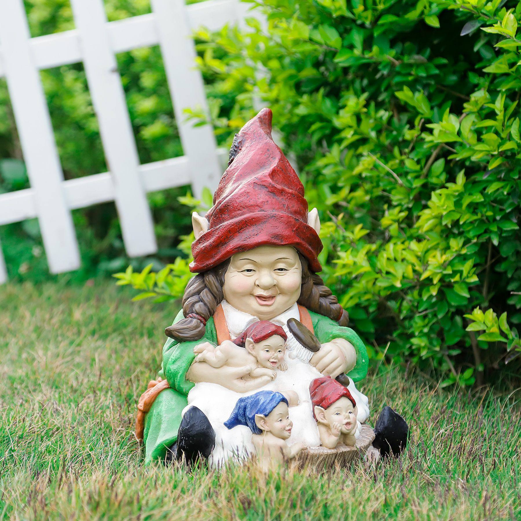 小矮人美式精灵花园装饰别墅庭院植物造景花盆杂货地精树脂摆件,电子元器件市场,电线扎带/束线带,淘宝优惠券,粉丝福利购,淘宝优惠卷