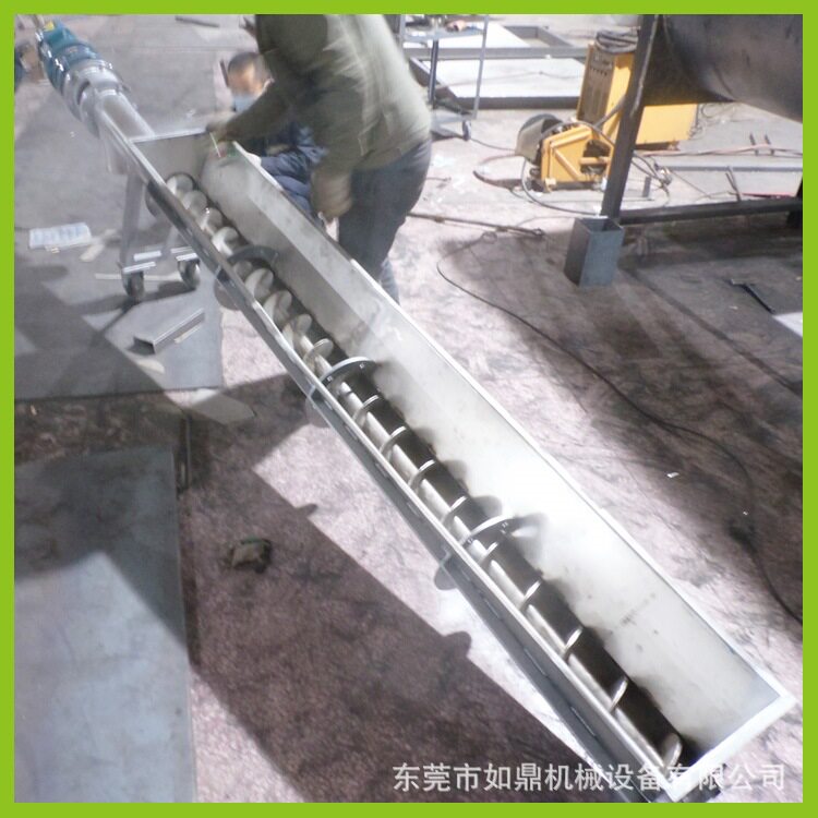 新款6MU型槽无轴加厚螺旋输送机