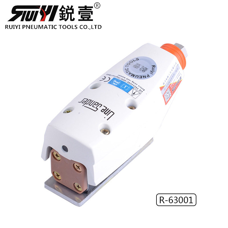 锐壹63001气动直线轨道砂磨机倒角机往复式砂纸非平面木板抛光机