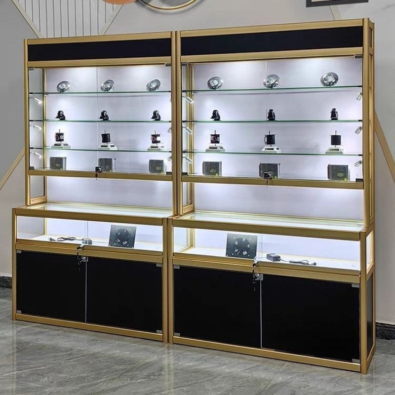 柜台珠宝展示柜货架化妆品样品礼品陈列柜奖杯玻璃产品展示架展柜