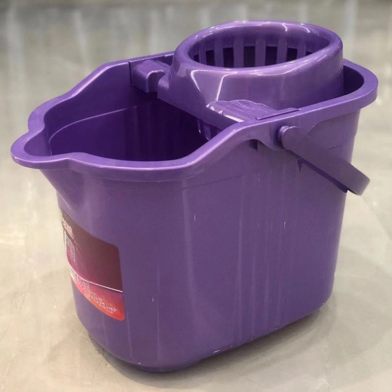 特厚滑轮洗拖把桶加厚鹿皮自拧水拖把沥水桶耐用一整套拖地桶宿舍