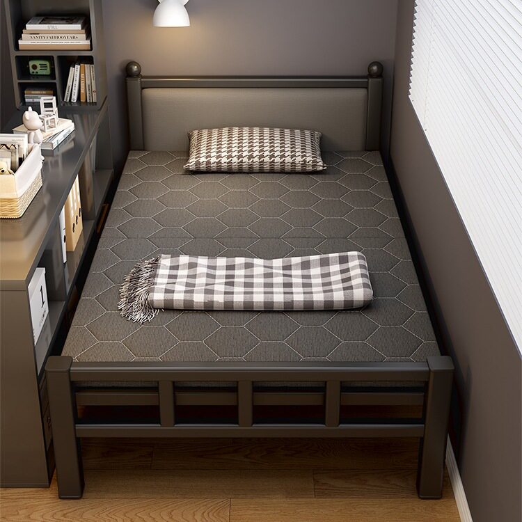 便携折叠硬板铁床午休宿舍加床