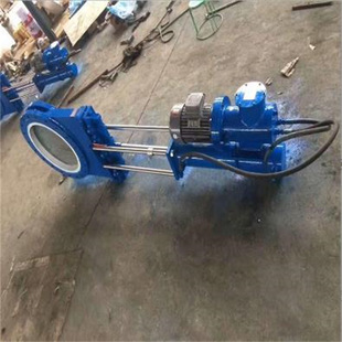 电液动耐磨陶瓷刀闸阀 PZ273TC-16C 陶瓷排灰排渣刀闸阀 DN125