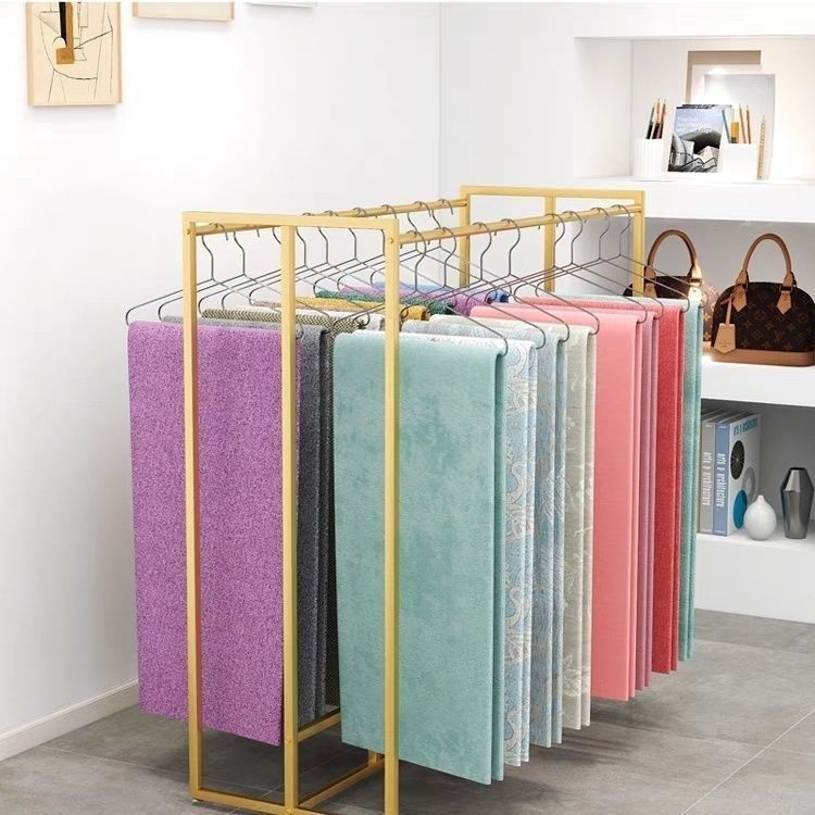 家纺被子展示架毛毯展架架子被套陈列货架床上用品陈列架落地式