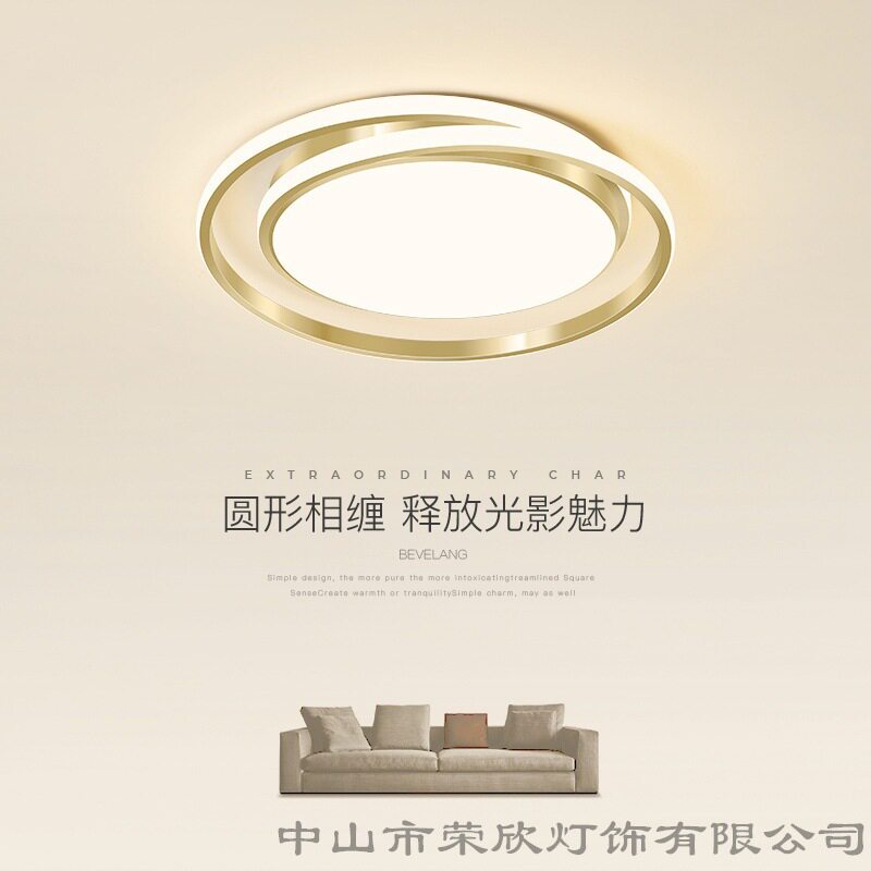 ins北欧后现代圆形LED吸顶灯