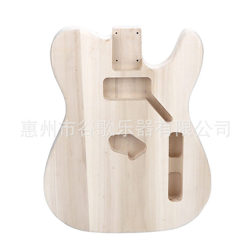 乐器配件  吉他琴桶TL双拾音器孔杨木吉他琴桶