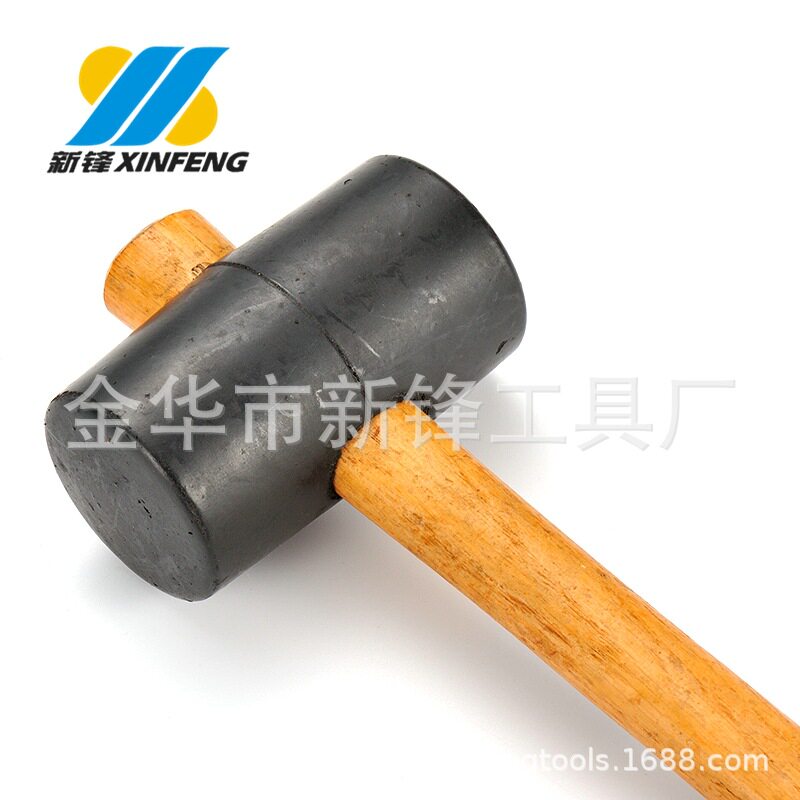 法式木柄优质橡胶锤尺寸齐全