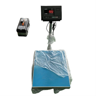 带轮子移动手推式电子台秤3-300kg工业计重落地秤RS232串口台称