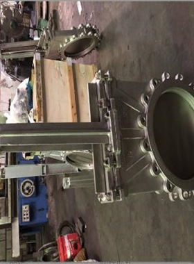 高温电动刀型闸阀PZ973W-10NR 电动高温排渣阀 DN250