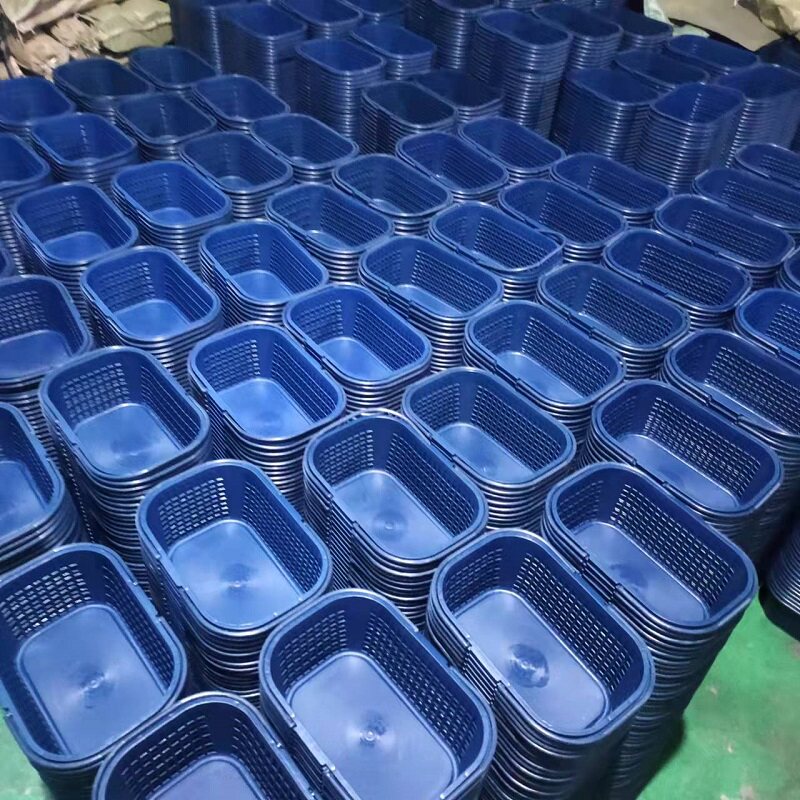 ?厂家直销草莓篮子手提塑料方形一次性樱桃水果筐杨梅采摘篮2-12