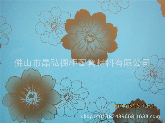 PVC晶钢门贴膜橱柜门贴膜覆膜(可用于衣柜门/家具茶几/水晶灯膜