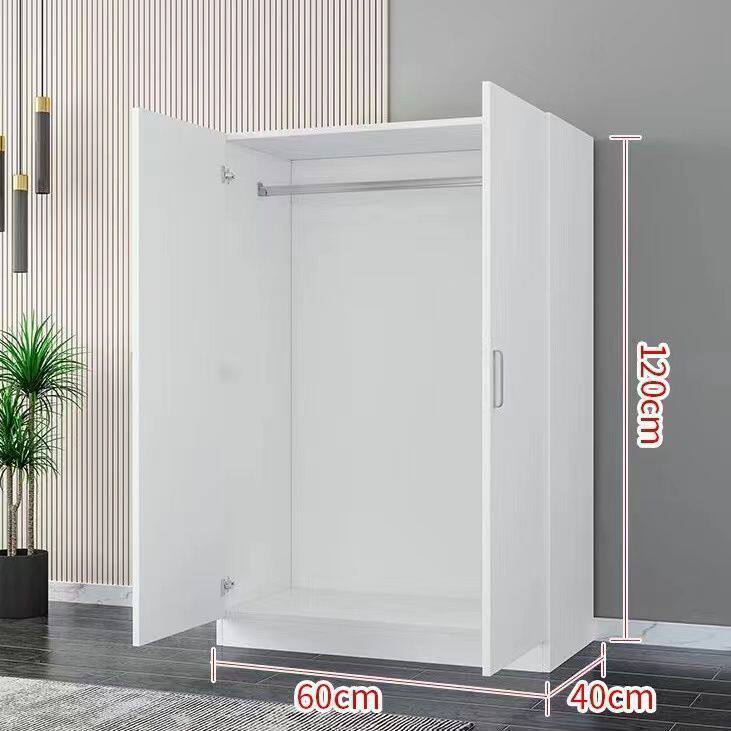家用衣柜卧室经济型出租房用实木板式现代简约小户型简易收纳柜子