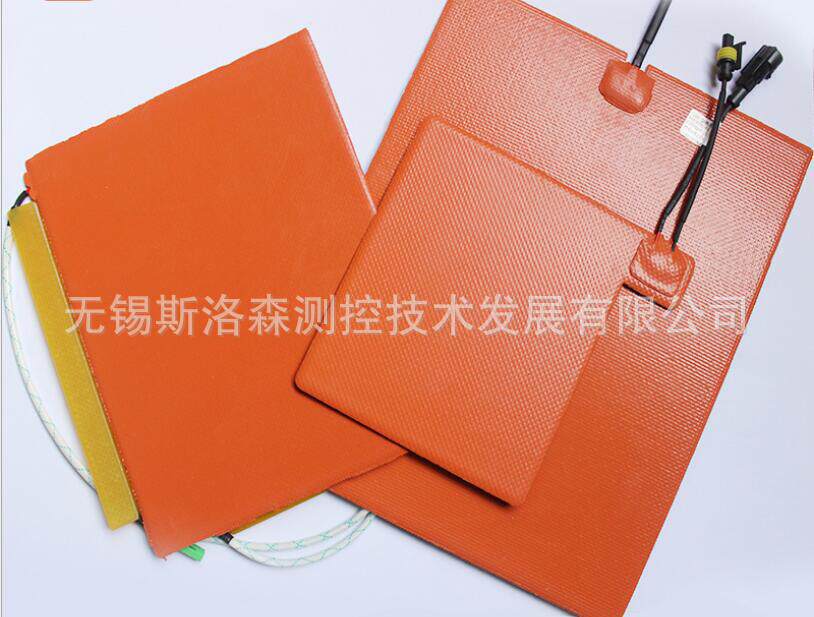 硅橡胶加铝板加热器订置柔性硅橡胶加热板3D热床打印硅橡胶加热