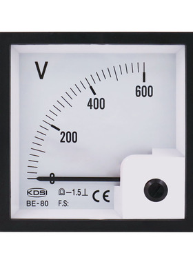 KDSI指针式直流电压表BE-80 DC600V 水电工程配电柜用表