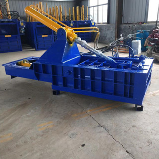 半自动卧式金属废料压块机160吨广州地区125吨废金属压块机厂家