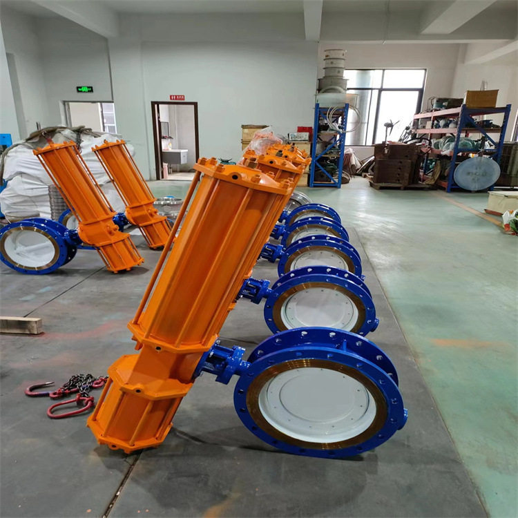 D643H-25P DN600气动铸钢法兰式蝶阀 三偏心多层次硬密封