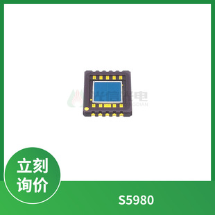 S5980滨松 多元件多象元PD陈列光电二极管波长960nm光敏窗口5*5mm