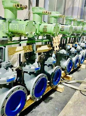 ZJK941H-64C DN100低压矿用隔爆型一体化电动闸阀 AC660V电动阀