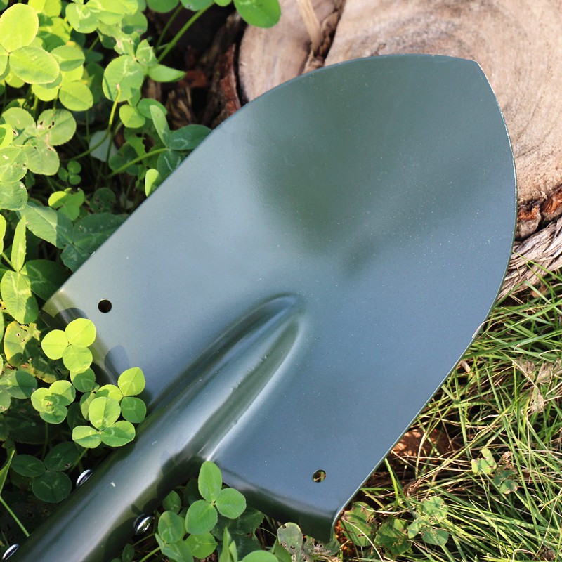 户外工兵铲挖土沙滩种花种菜园艺工具儿童铁铲铁锹钓鱼锰钢小铲子