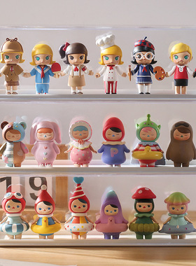 Hand office display box Bubble Maat molly blind box doll dis