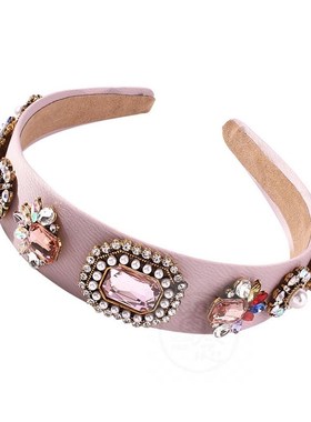 。F2204 fashion spring and summer hair hoop color cloth cour