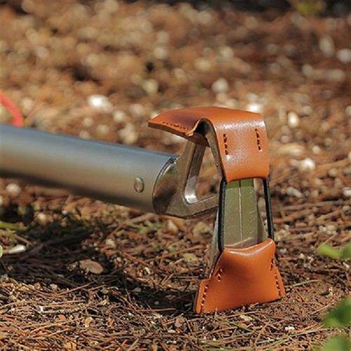 好货Camping Tent PU Leather Ground Nail Hammer Protective Co