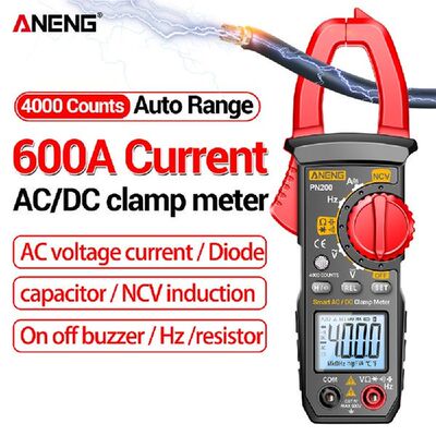 好货Digital Multimeter DC/AC 600A Voltmeter Ammeter 4000 Cou