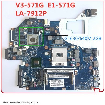 Q5WVH LA-7912P Mainboard For Acer aspire V3-571 V3-571G E1-5