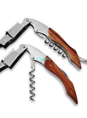 High Quality Wood Handle Professional Wine Opener Multifunct