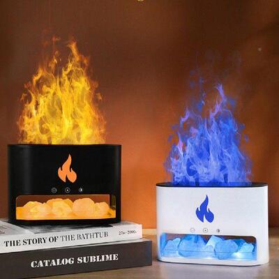 好货Flame AroZSIma Diffuser UB Electric Cool M istFogger wit