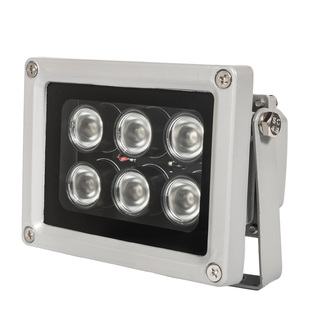 极速940nm监控补光灯12V室外阵列监控灯不可见光6灯阵列补光灯夜