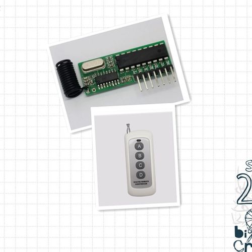 极速315 M *PT2262/PT2272四路无线遥控模块 M4点动无线模块配遥