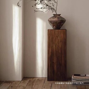 2026方形木墩矮凳原木茶几实木墩子树桩木头桩子凳花架摆件底座