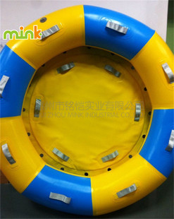 加厚PVC大喇叭/冲天回旋配套产品 多人滑水皮筏圈滑水圈