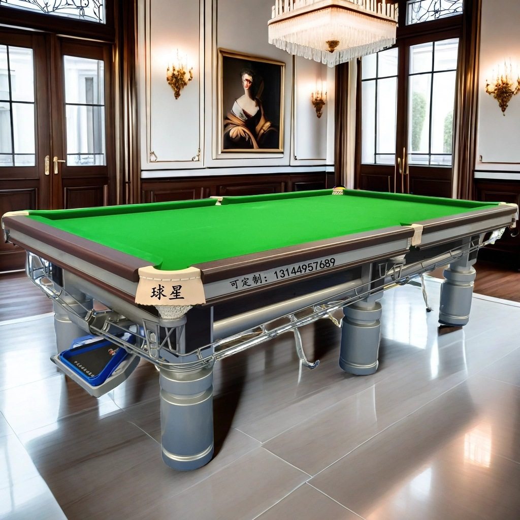 标准美式黑8桌球台9球台台球海南台球桌青海球星玉树斯诺克英式