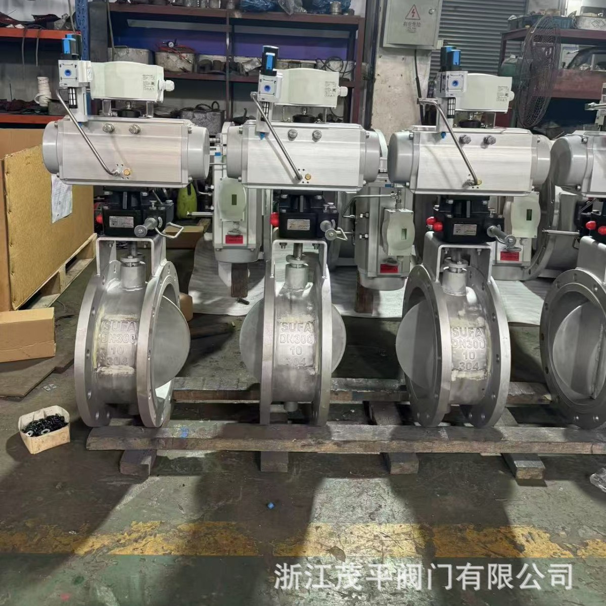 DN400大口径D641W-1P304不锈钢气动调节通风蝶阀法兰连接质保一年