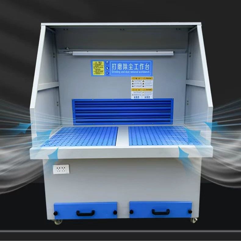 打磨除尘工作台吸尘器五金工业抛光台移动式脉冲环保设备无尘