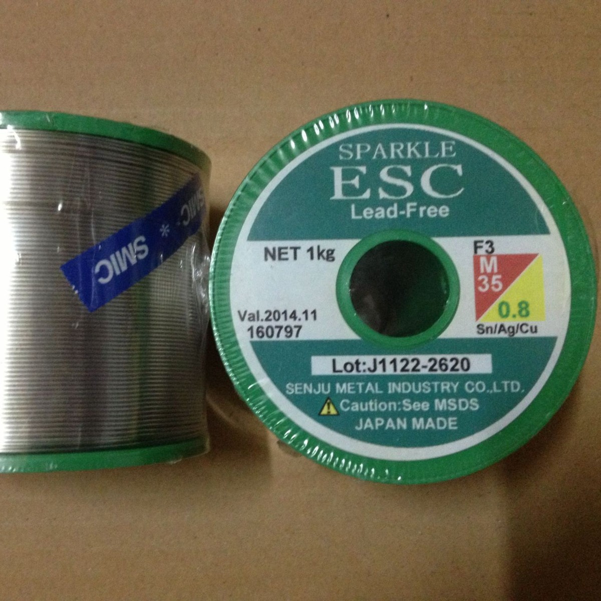 日本千住无铅焊锡线/焊锡丝SPARKLE ESC M35 0.3-1.6MM系列焊机