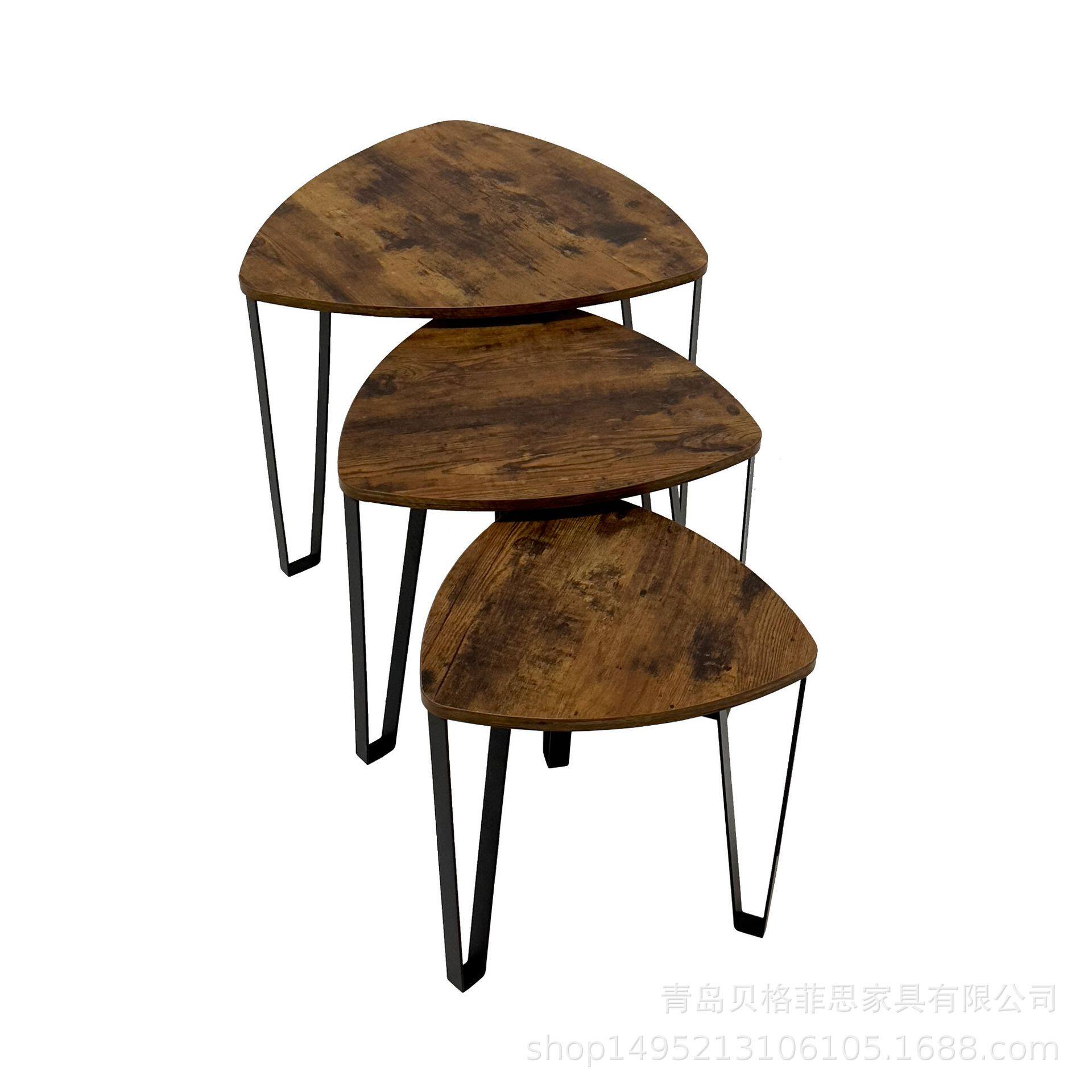 现代套装创意家具北欧铁艺小茶几简约客厅小户型沙发边几角几
