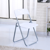 塑料椅子展会活动折叠椅子白色办公椅会议椅培训椅靠背椅折叠凳子