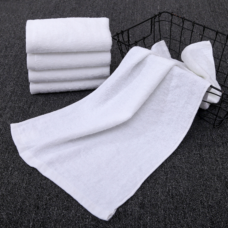 20条装一次性白色毛巾宾馆旅店酒店洗浴足疗纯棉吸水饭店厨房抹布