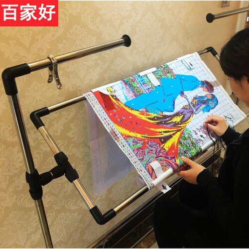 十字绣架子家用固定器大号可调新款绣架辅助绣花工具床上2025家用