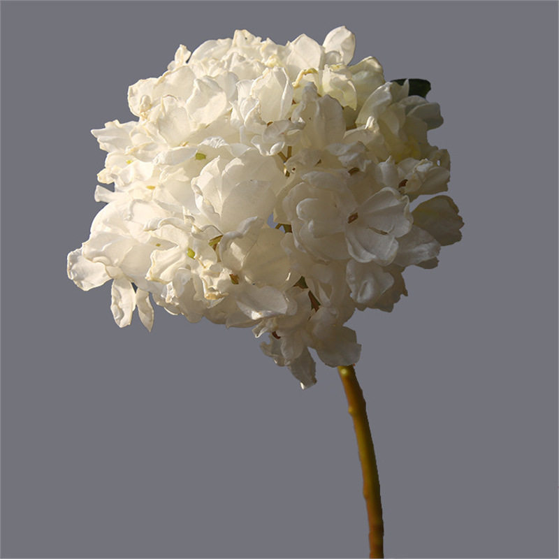 复古仿真绣球花单支假花干花花束塑料花绢花客厅花瓶插花艺装饰品