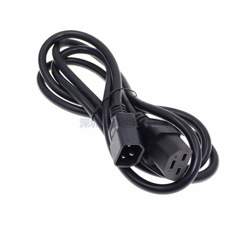 服务器PDU电源线延长线品字尾C14公转C21母头转换线1.5平方纯铜线