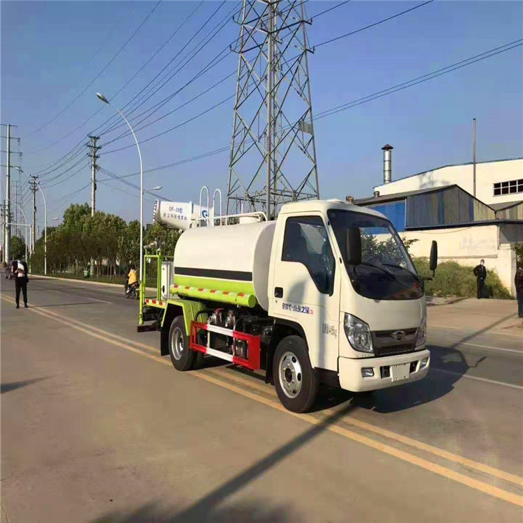 国六福田小卡3方蓝牌洒水车厂家供应全柴95马力适用于工地小区
